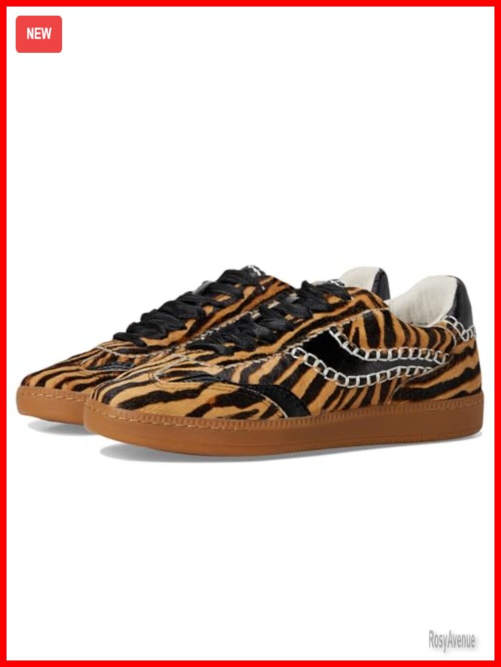 Dolce Vita Notice Stitch Women's Fashion Sneakers Leather Lace-Up Low Top